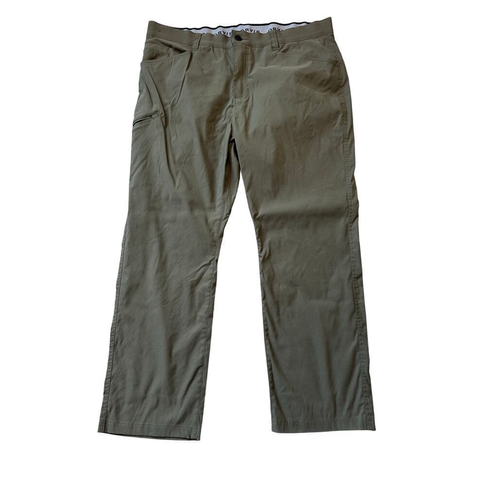 ORVIS Men's Jeans/Pants size 40X29, Lightweight; Performance material. Quick Dry